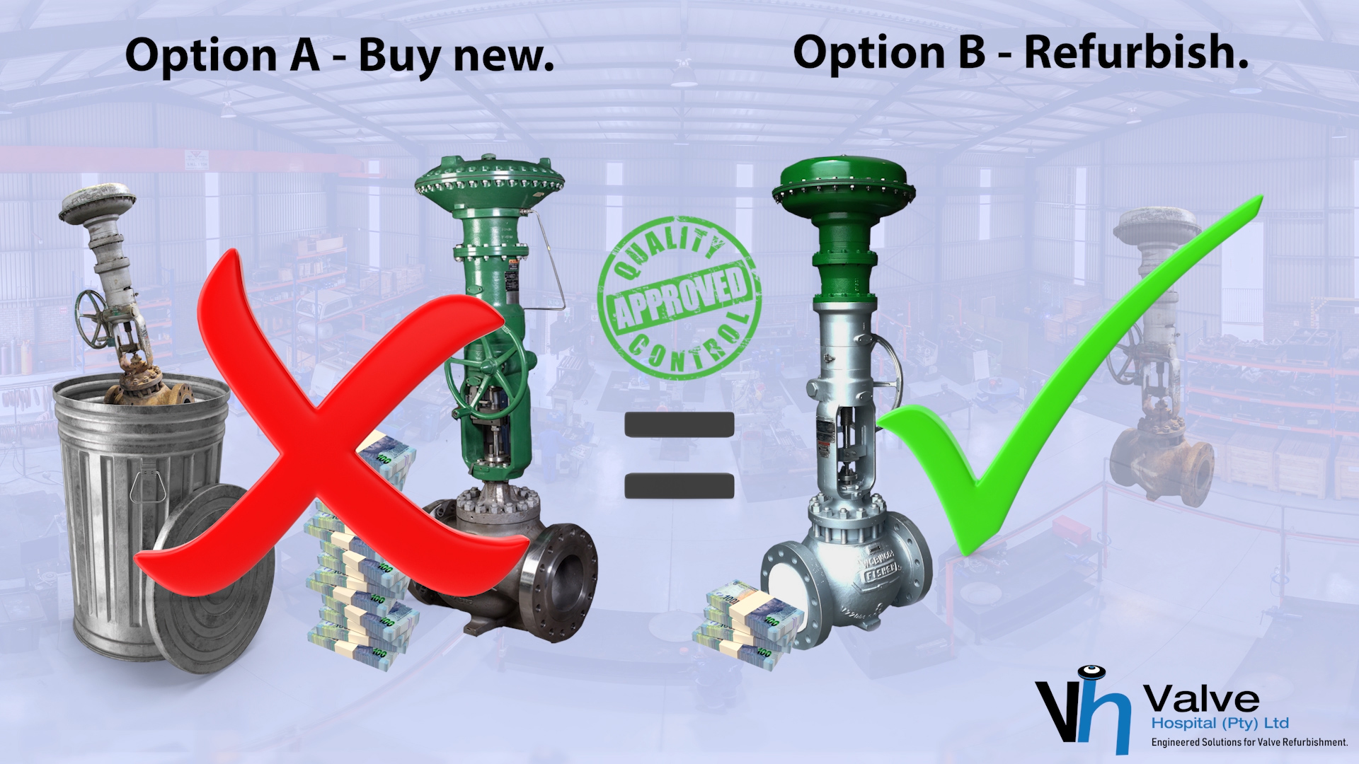 Benefits of Industrial Valve Refurbishment Compared to Replacing Them